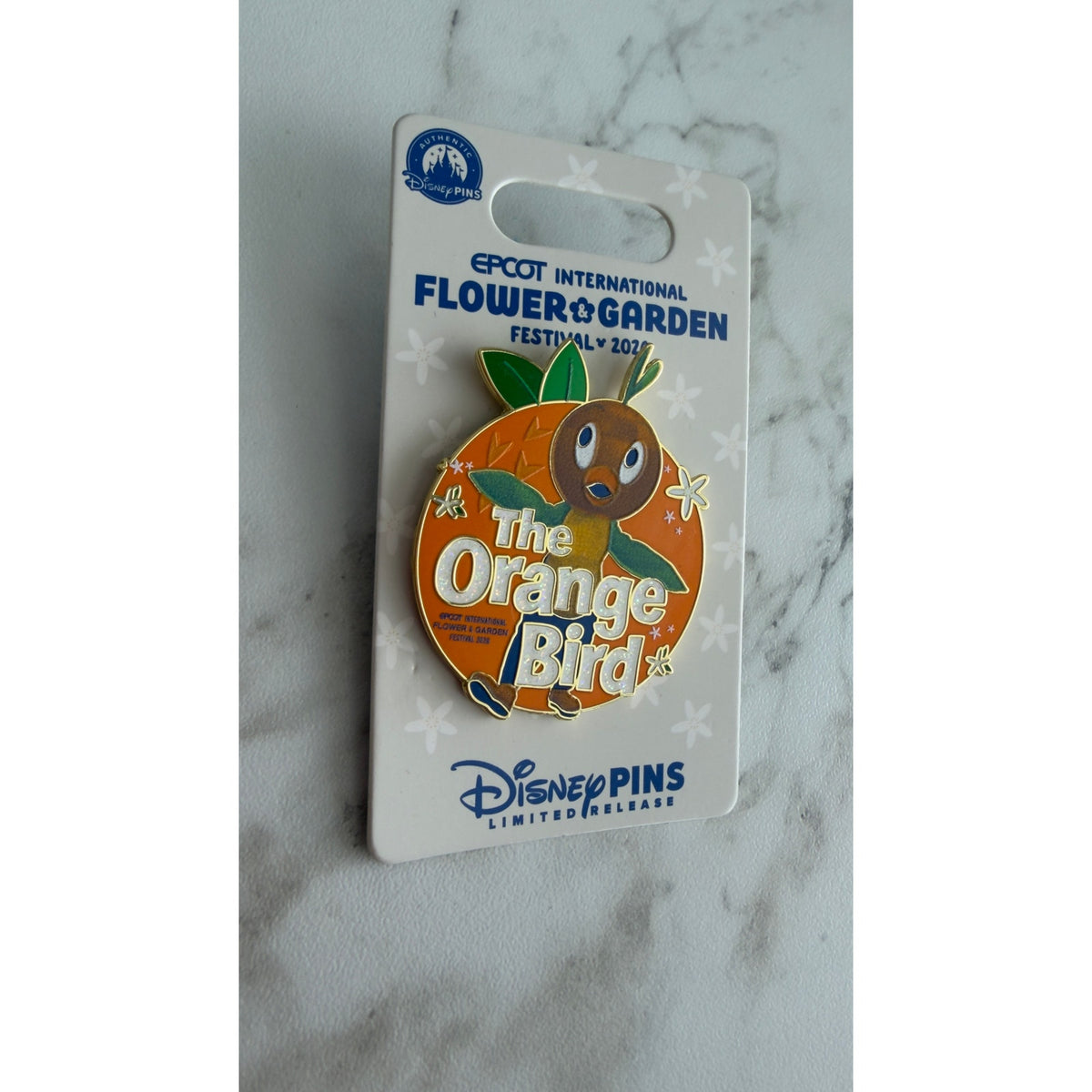 Disney Parks EPCOT Flower & Garden Festival 2026 Orange Bird Pin Limited NEW