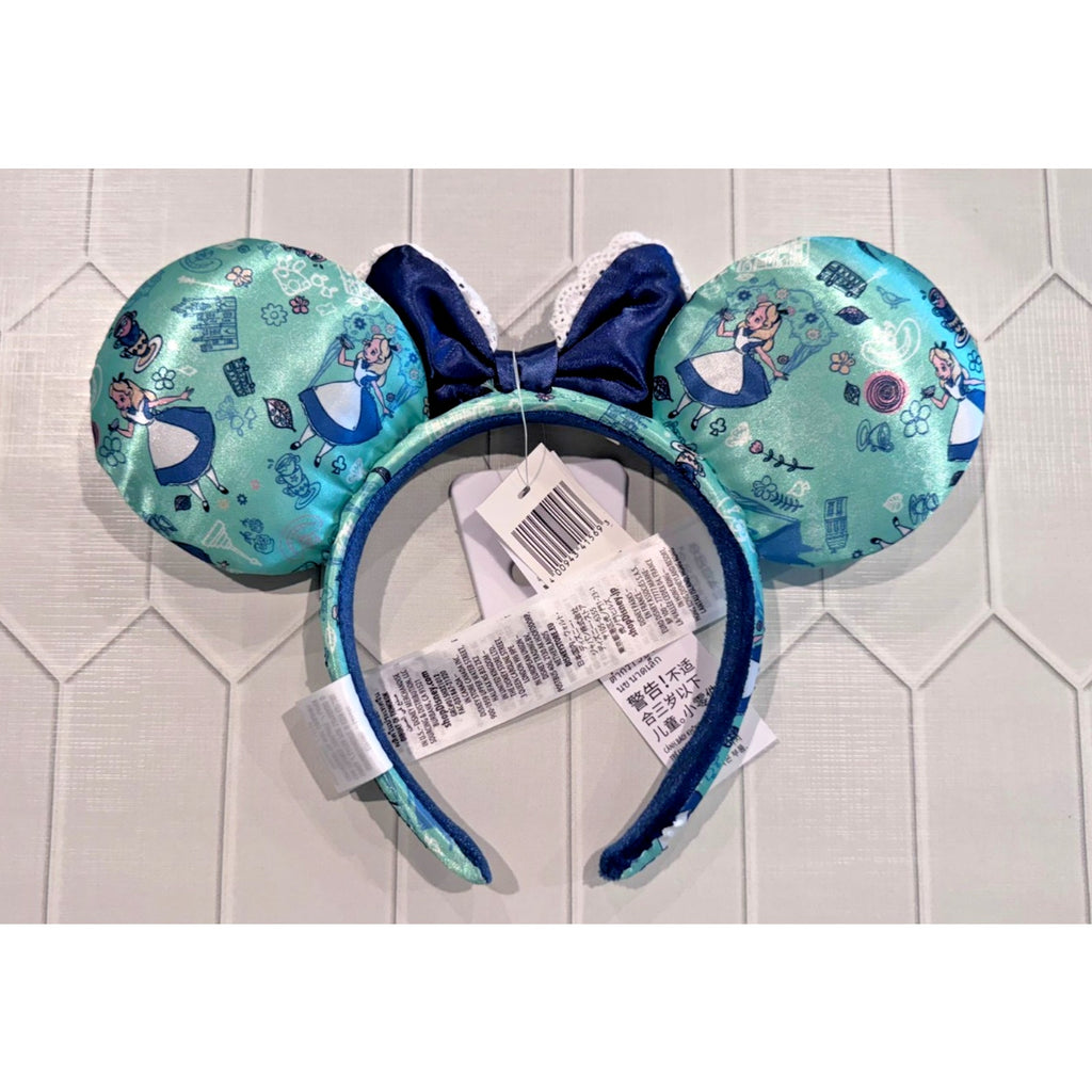 Disney Parks - Alice in Wonderland Epcot UK Pavilion Minnie Ears NWT