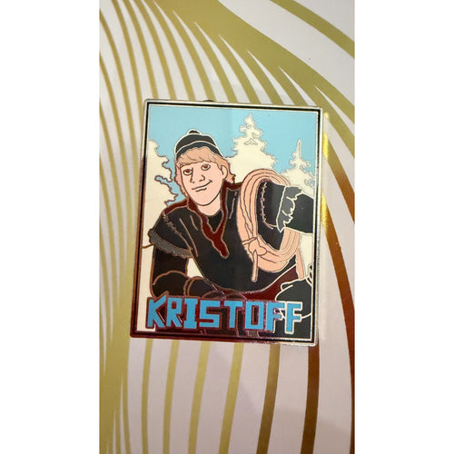 Disney Parks 2014 Frozen Kristoff "Splendid" Large Enamel Pin