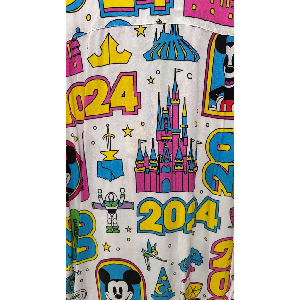 2024 Walt Disney World Brave New World Button Down Shirt - Large NWT