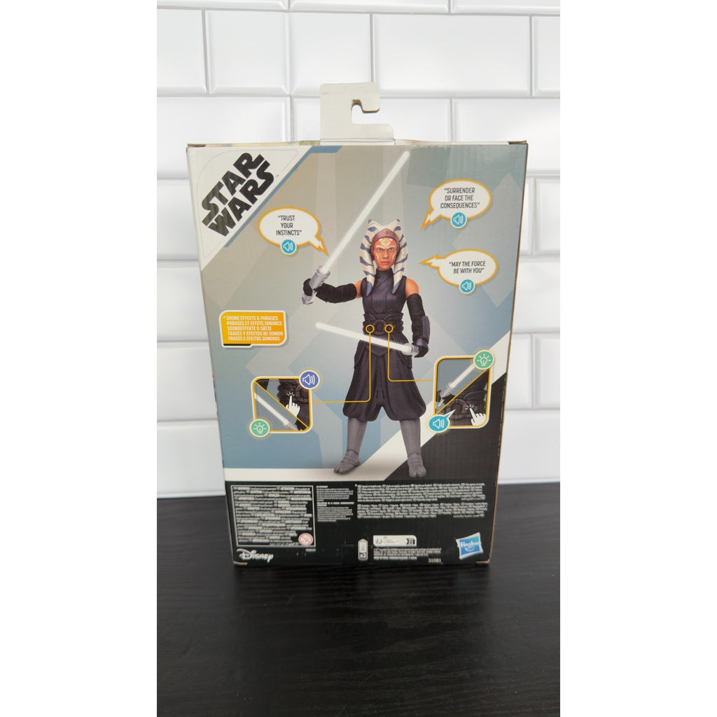 Star Wars Galactic Action Ahsoka Tano 12" Interactive Action Figure - NEW