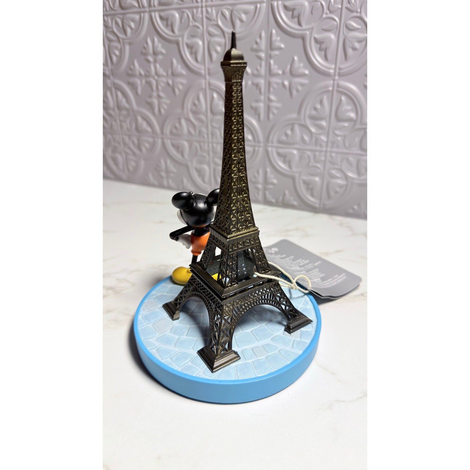 Disneyland Paris Mickey Mouse Eiffel Tower Figure Souvenir Collectible NEW