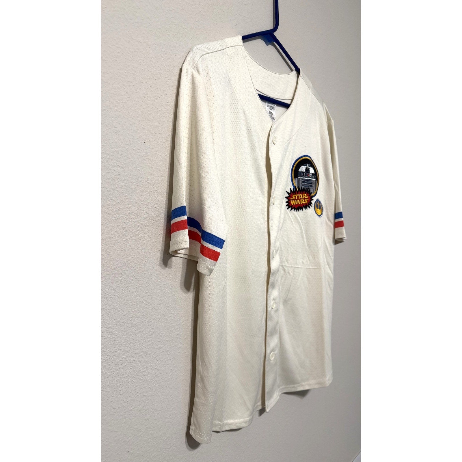 NWT Disney Star Wars R2-D2 Baseball Jersey - Adult Medium