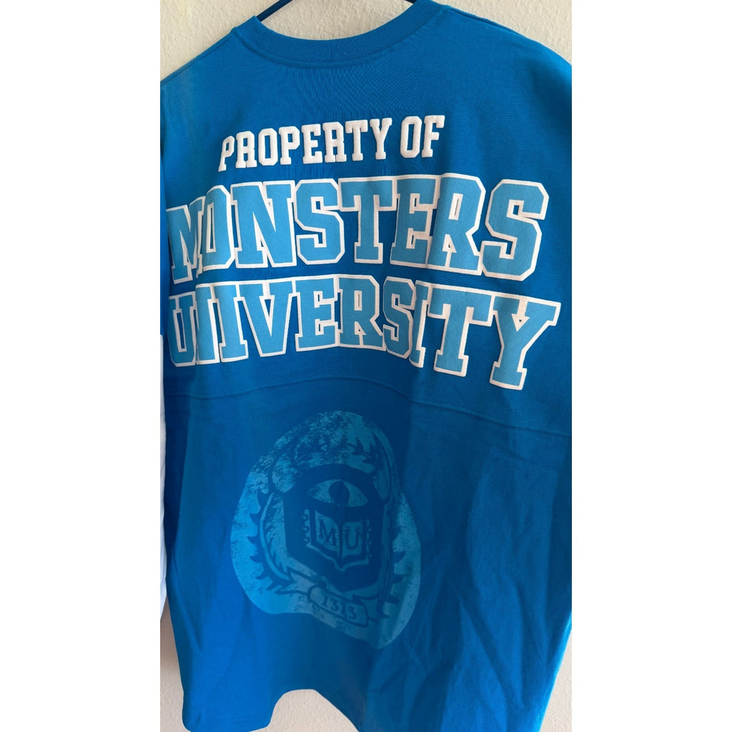 New Walt Disney Parks Monsters University Spirit Jersey Monsters Inc Size L NWT