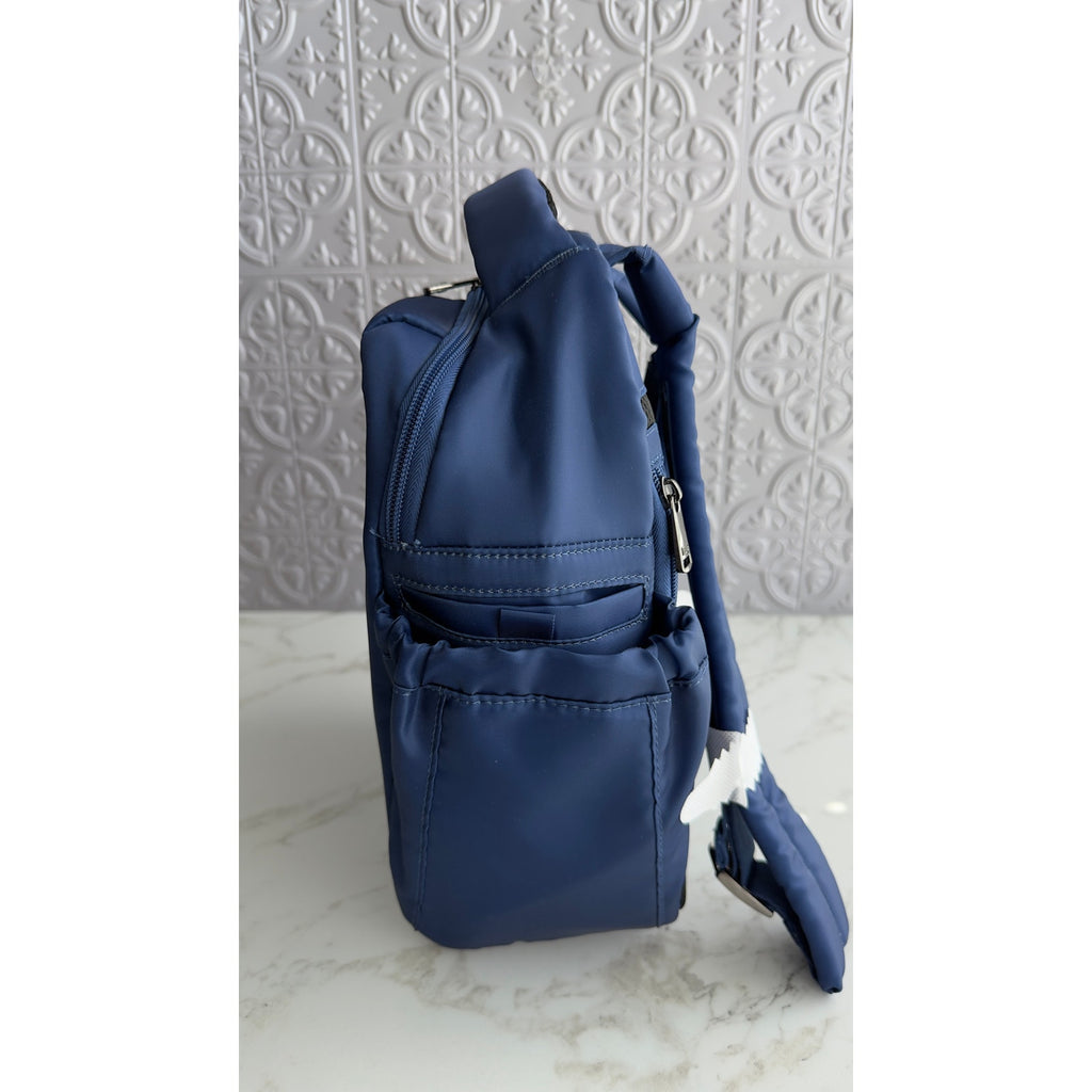 Disney Parks Lug Epcot World Showcase Norway Hopper Shorty Backpack Blue NWT