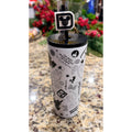 NEW Disney Parks Walt Disney World Black & White 24oz Tumbler