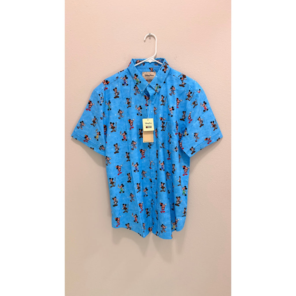 NWT Disney Parks 2025 RSVLTS Mickey Mouse Men’s Shirt - Large