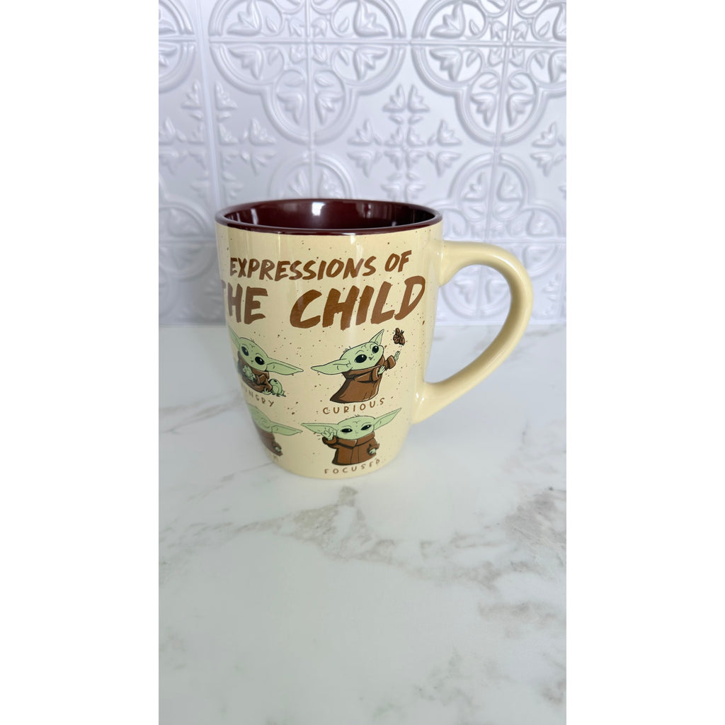 NEW Star Wars The Mandalorian Expressions of The Child 25 Oz Coffee Mug