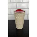 Starbucks 2016 Holiday Cable Knit Ceramic Travel Tumbler 10oz NWOT