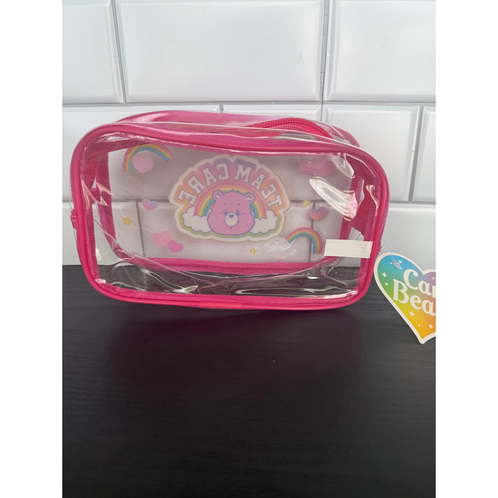 Care Bears Rainbow All-Over Print Pencil Pouch – NWT