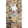 NWT Disney Parks Grogu "The Child" 1 fl oz Sanitizer Holder & Keychain