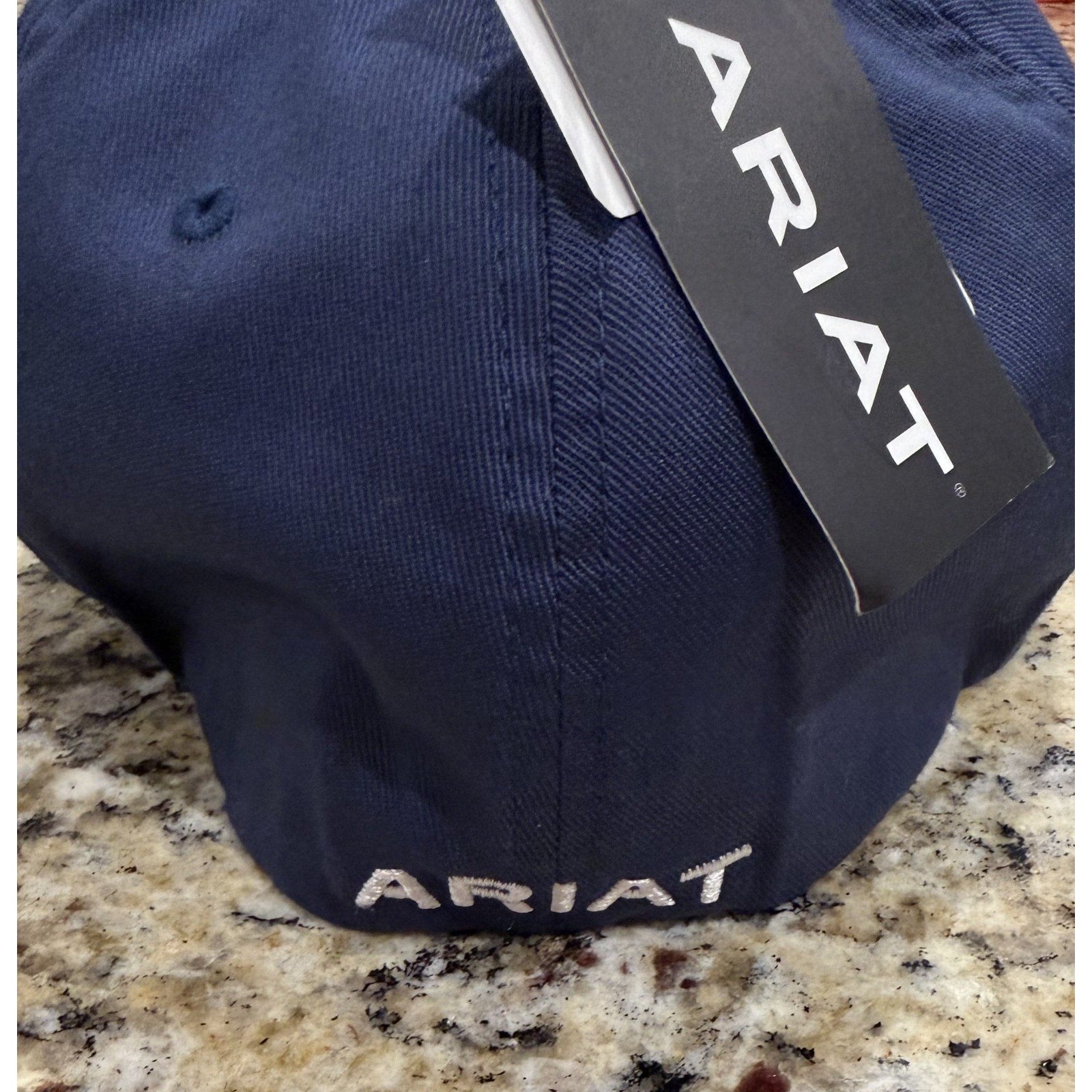 ARIAT Men's Navy Flexfit USA Shield Logo Cap NEW