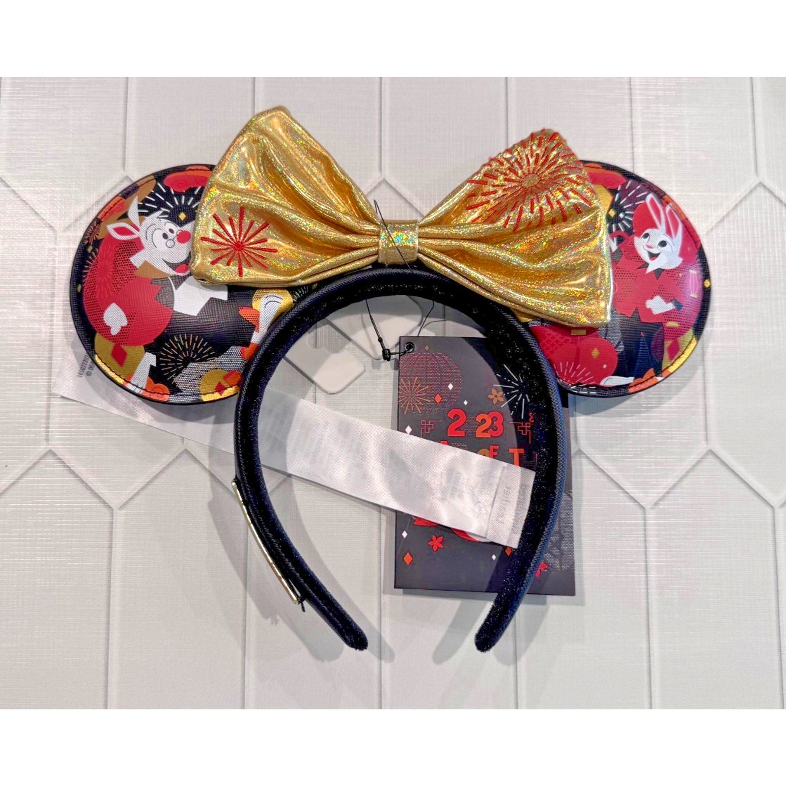 Disney x Loungefly Lunar New Year 2023 Year of the Rabbit Minnie Ears NWT
