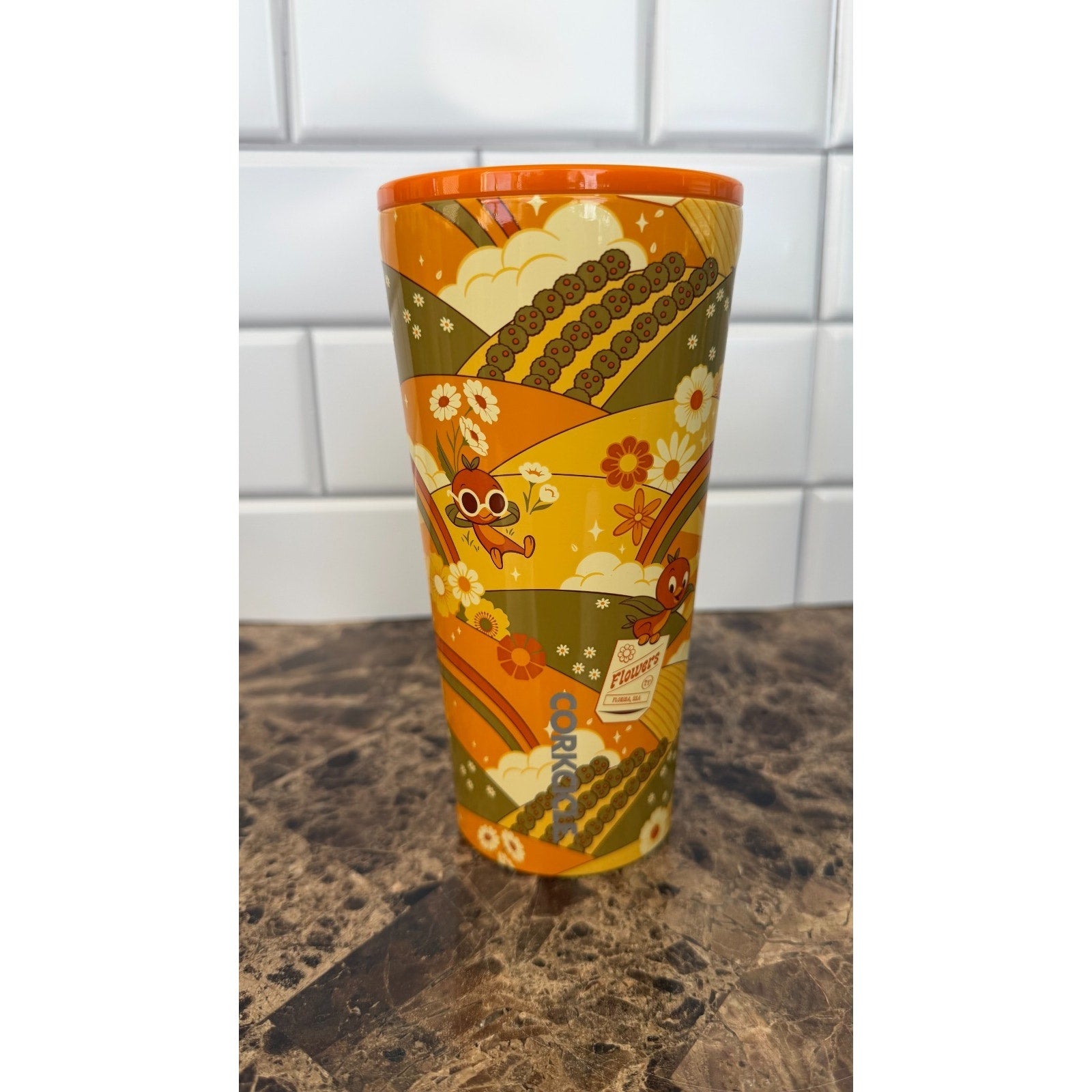 NEW Disney x Corkcicle Orange Bird 2023 Flower & Garden Tumbler - 16oz