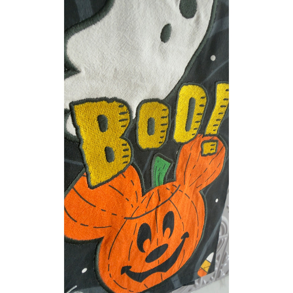 Disney Halloween Mickey Ghost Pumpkin Boo Embroidered Kitchen Towel NWT
