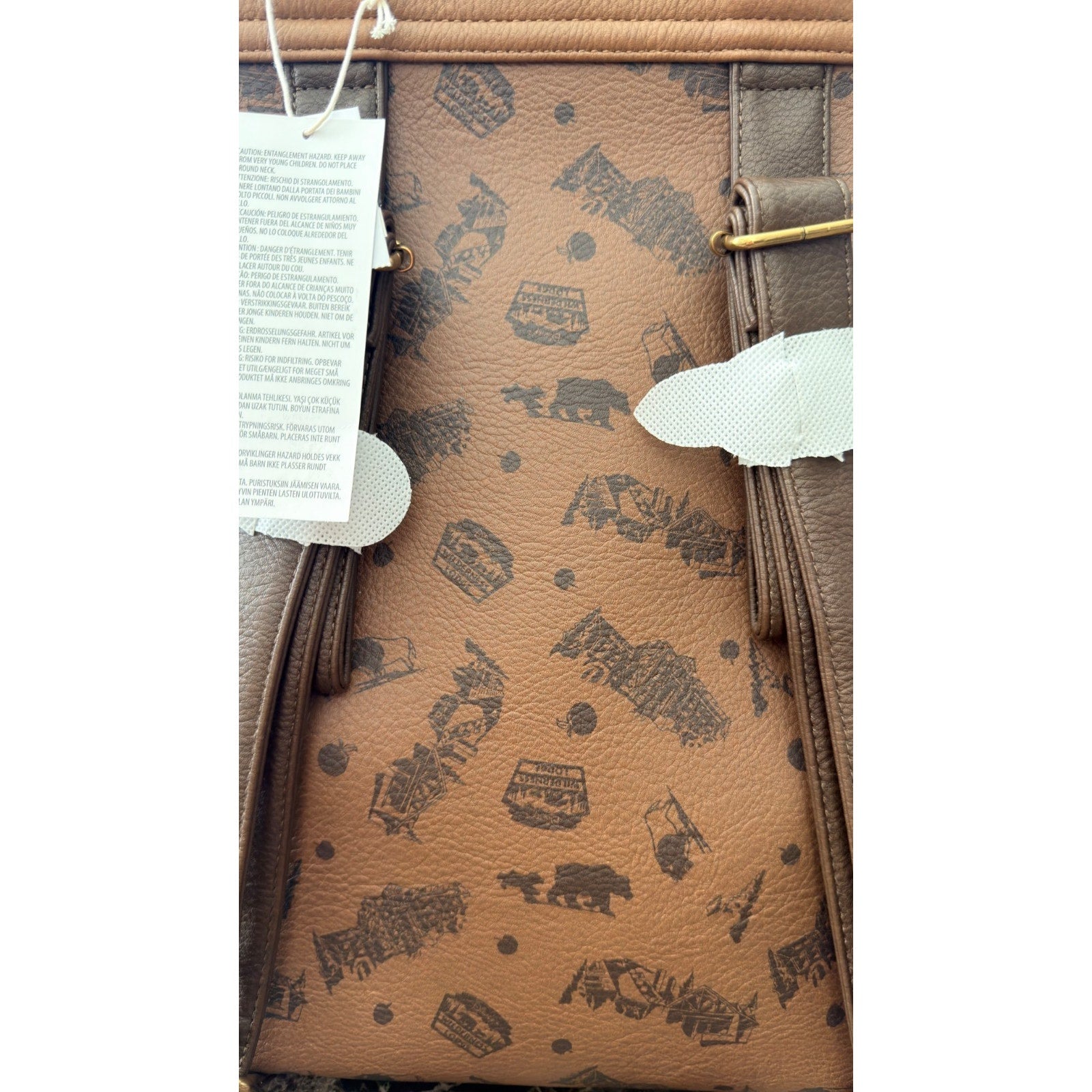 Disney Parks x Loungefly Wilderness Lodge Resort Embossed Backpack & Ear Set NEW