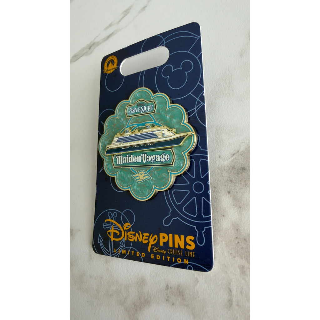 Disney Cruise Line Disney Adventure Ship Maiden Voyage Limited Edition Pin