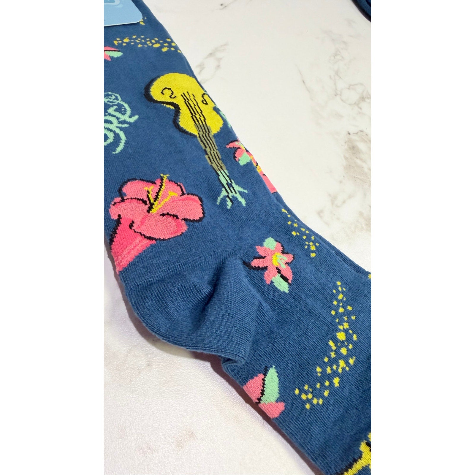 Disney Parks Tiana's Bayou Adventure Adult Crew Socks NWT