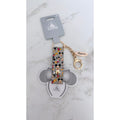 NEW Disney Parks Mickey Mouse Poses Ears Headband Holder Keychain