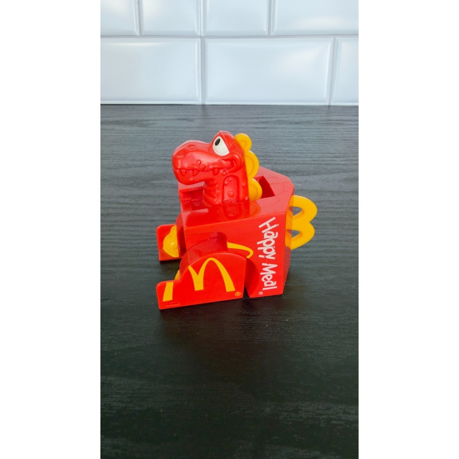 Vintage 2019 Happy Meal Dino Transformer Red/Yellow box