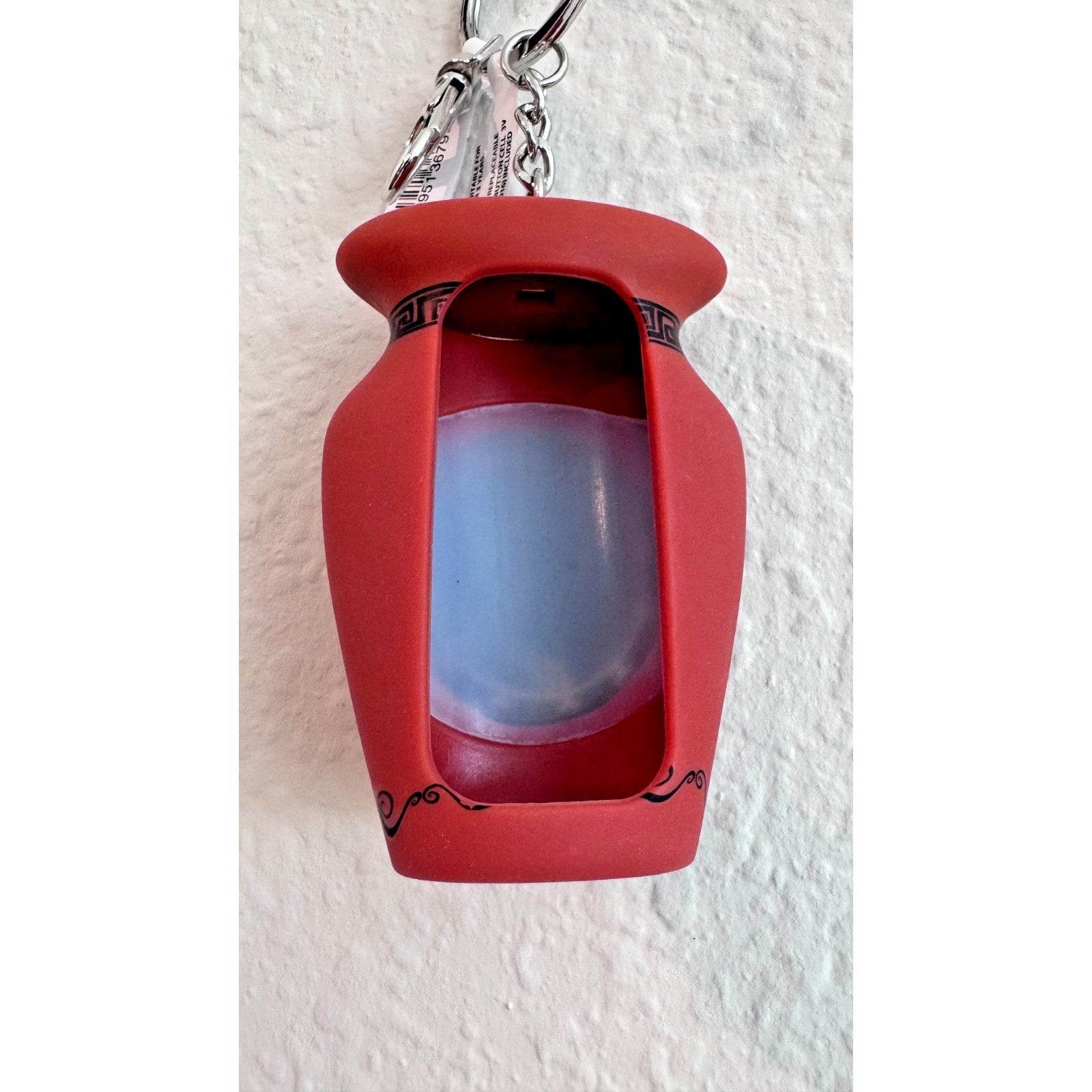 Disney Parks Hercules Movie Phil Vase Hand Sanitizer Holder Keychain NWT