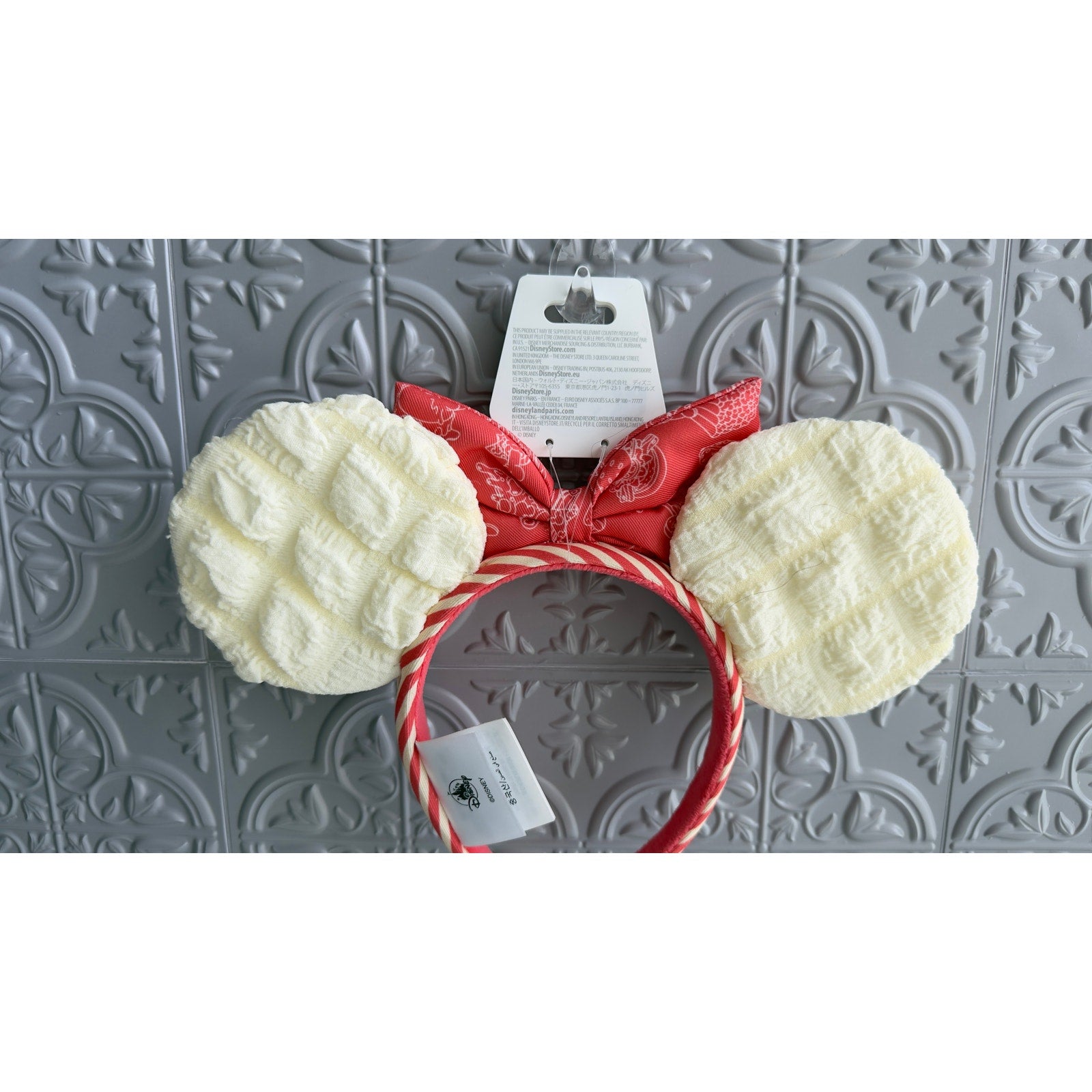 Disney Parks Popcorn Minnie Mouse Bow Ears Headband Snacks Collection NEW