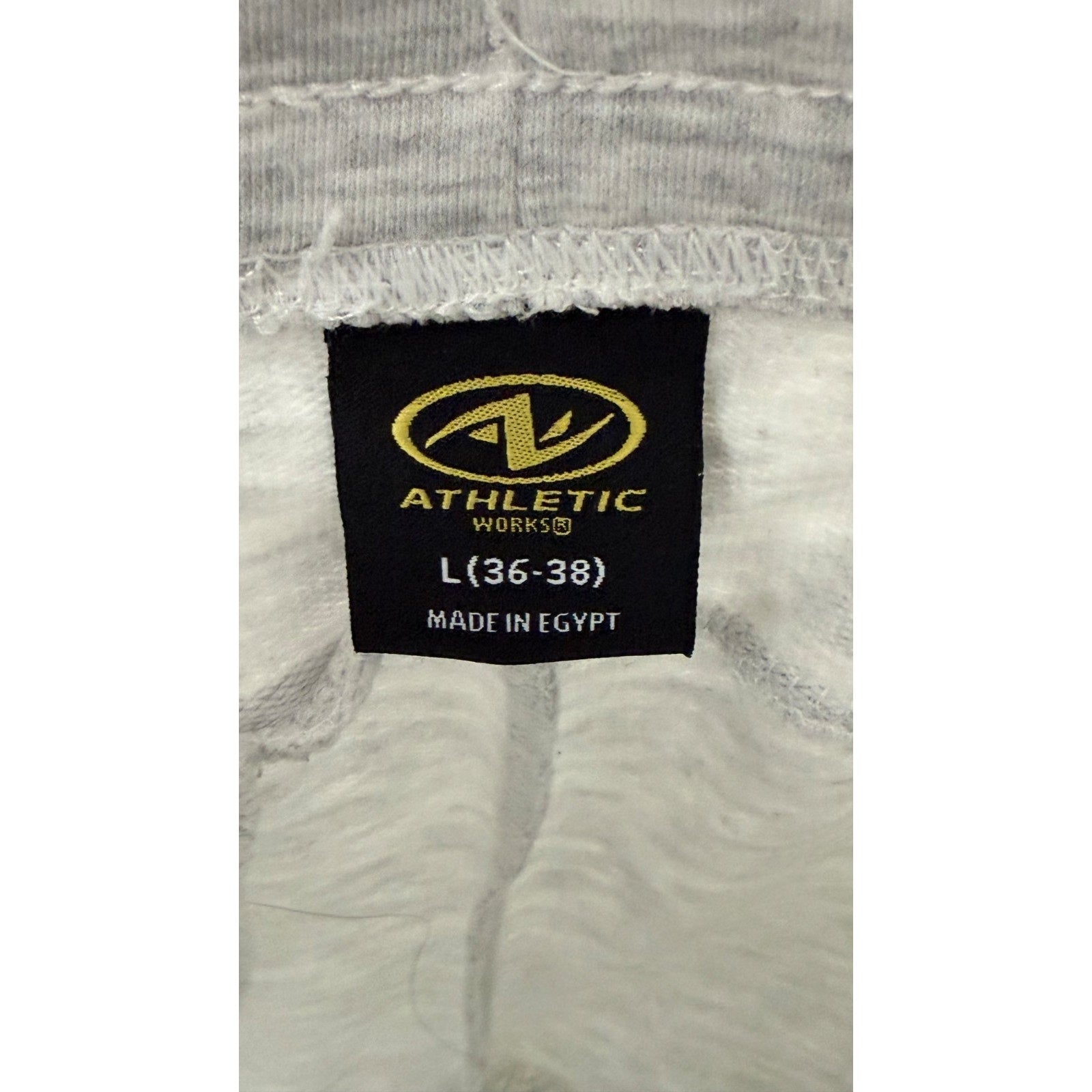 Athletic Works DRIWORKS Jogger Sweatpants - Gray/Grey - Large (36-38)