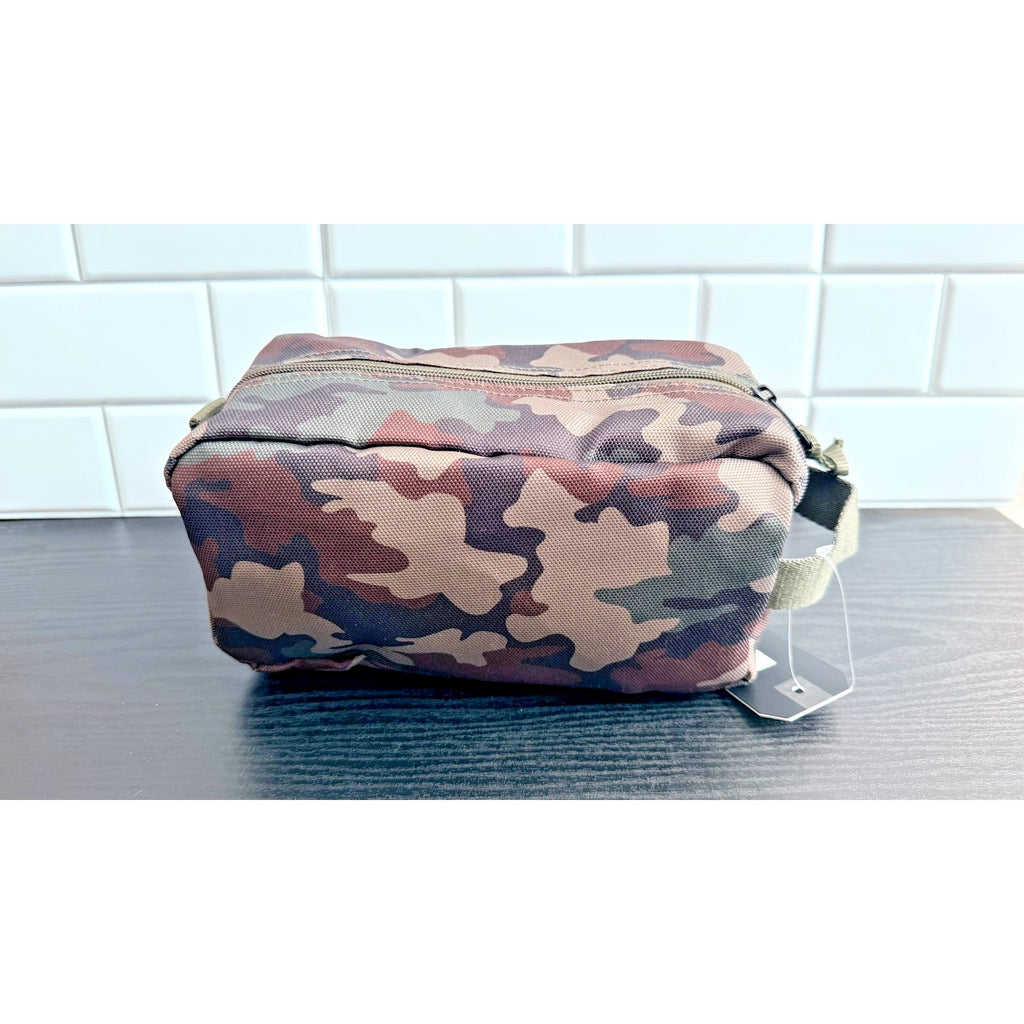 Levi Strauss Camo Toiletry Kit / Dopp Bag | Travel Carrying Strap NWT