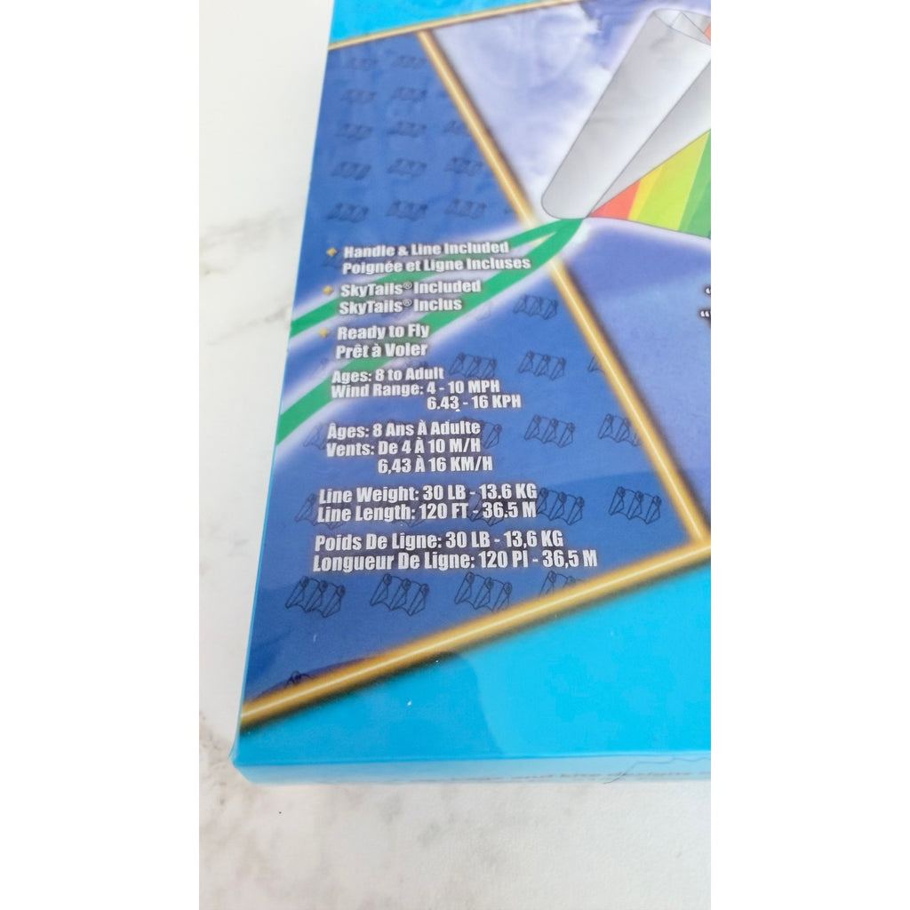 X-Kites SkyFoil Rainbow Nylon Frameless Kite - 38" Brand New