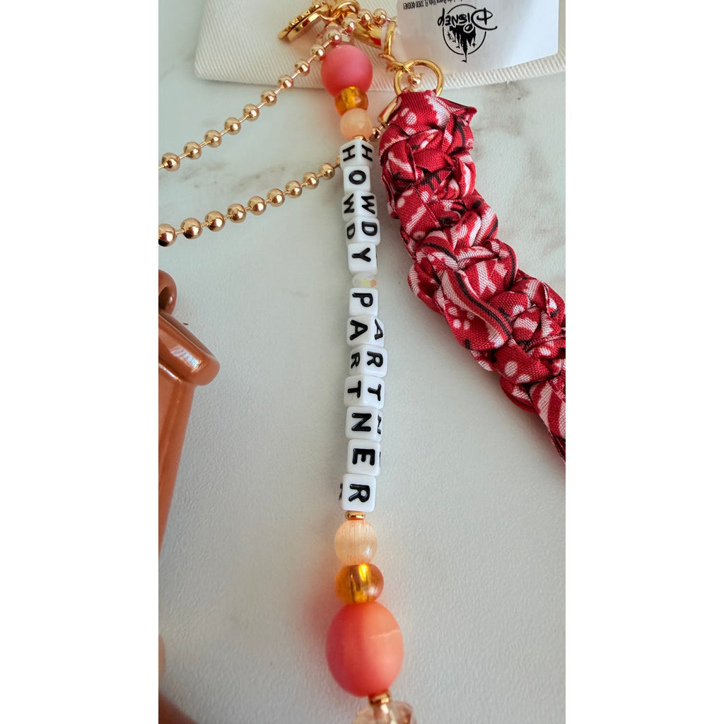 Little Words Project x Toy Story Howdy Partner Cowboy Boot Bag Charm NWT