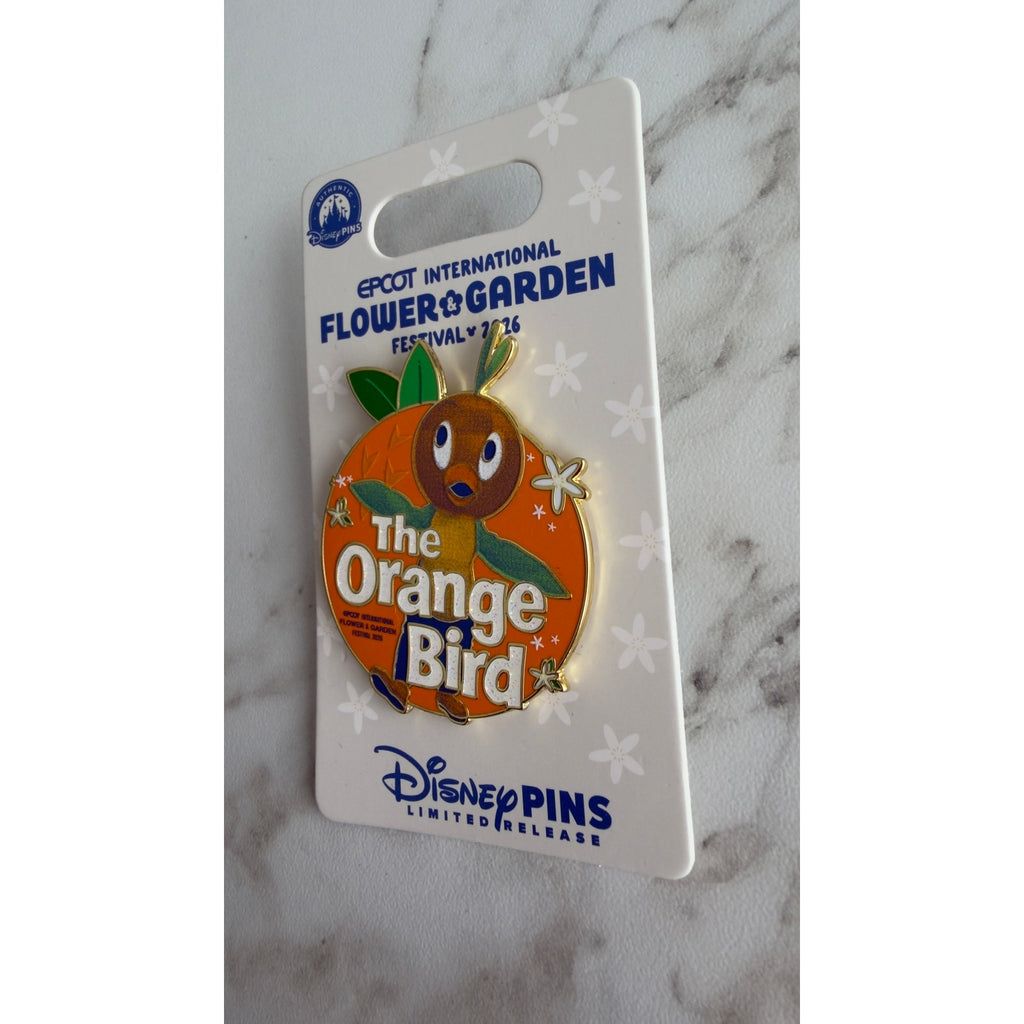 Disney Parks EPCOT Flower & Garden Festival 2026 Orange Bird Pin Limited NEW
