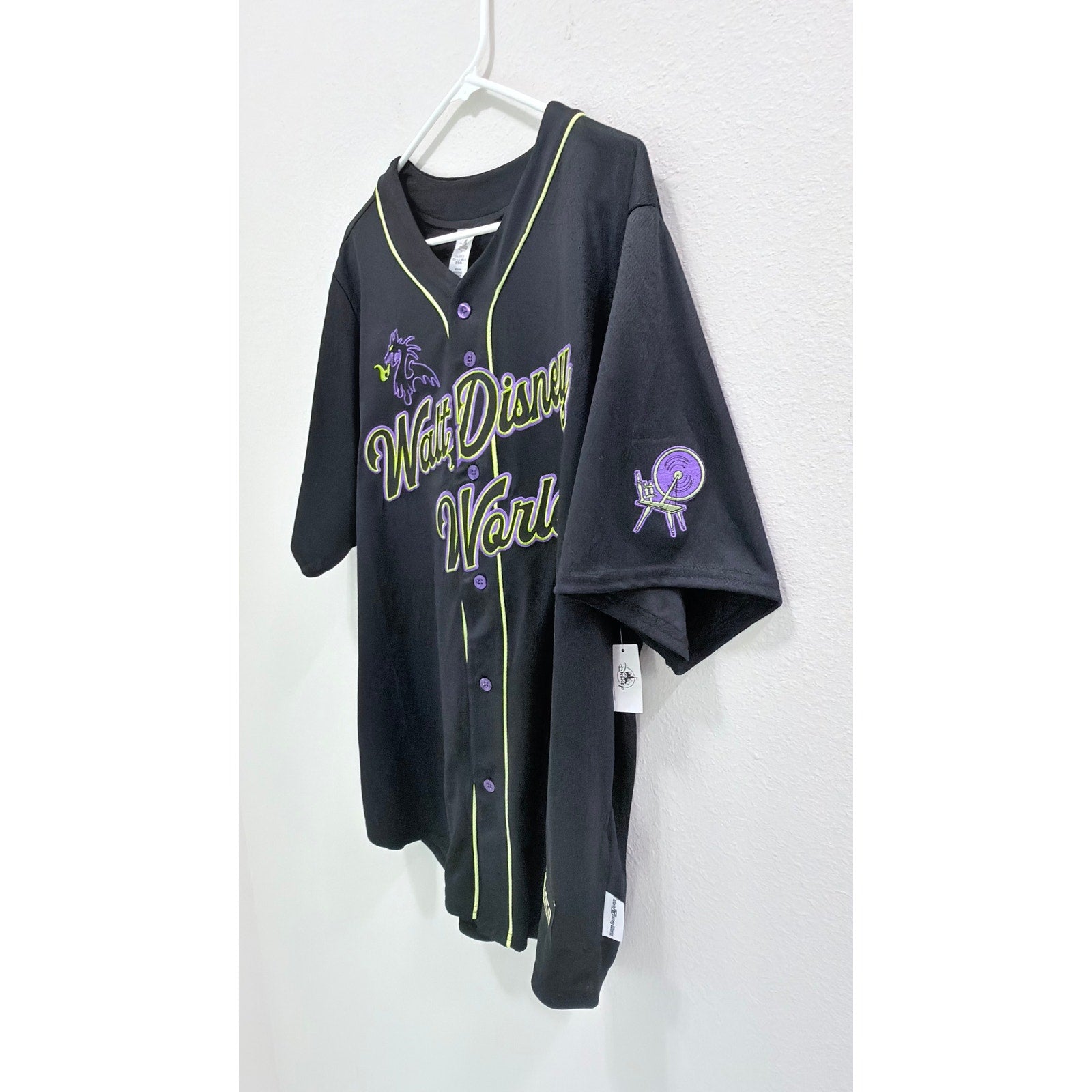 NWT Disney Maleficent Sleeping Beauty Baseball Jersey - Large