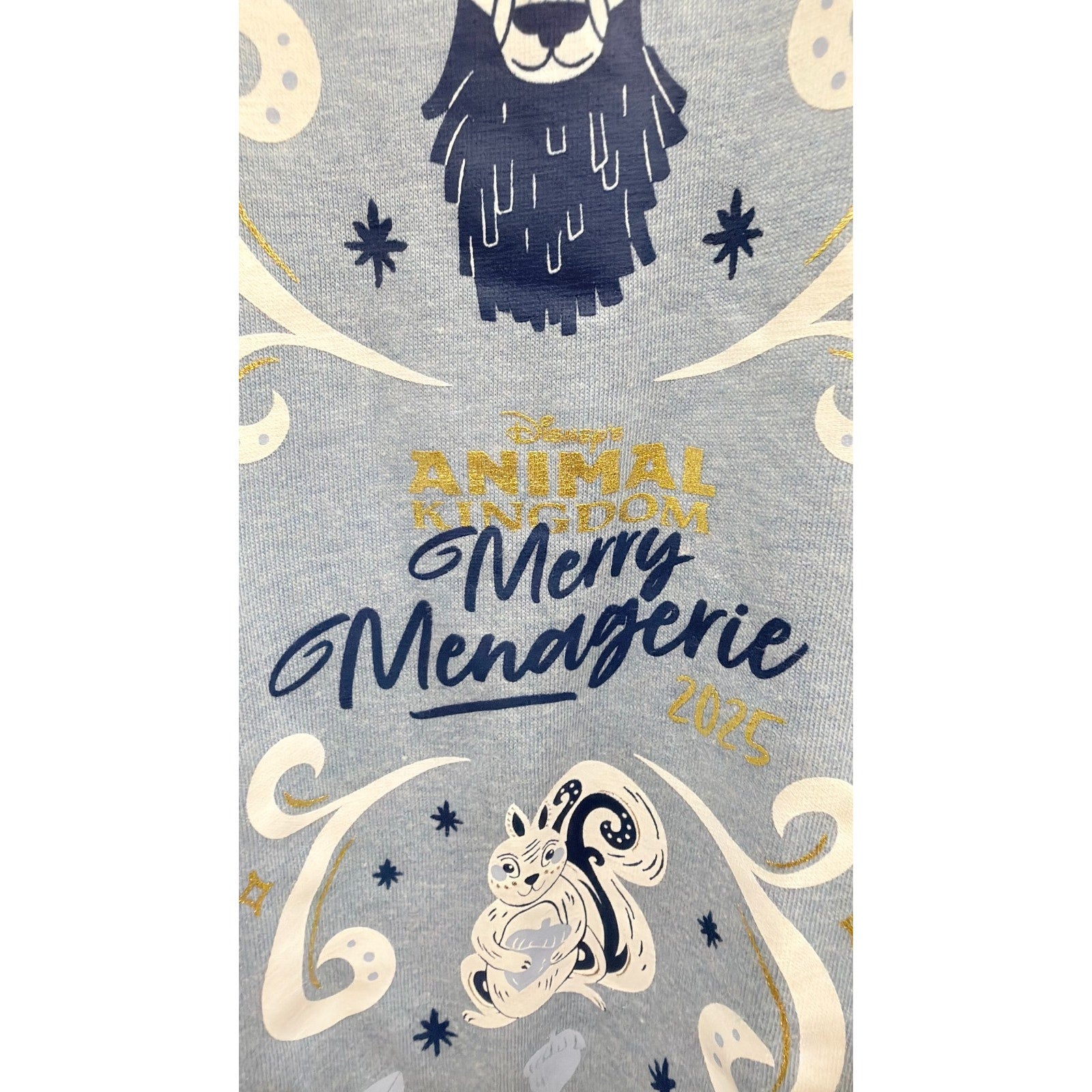 Disney Parks Animal Kingdom Merry Menagerie 2025 T-Shirt - Large - NWT