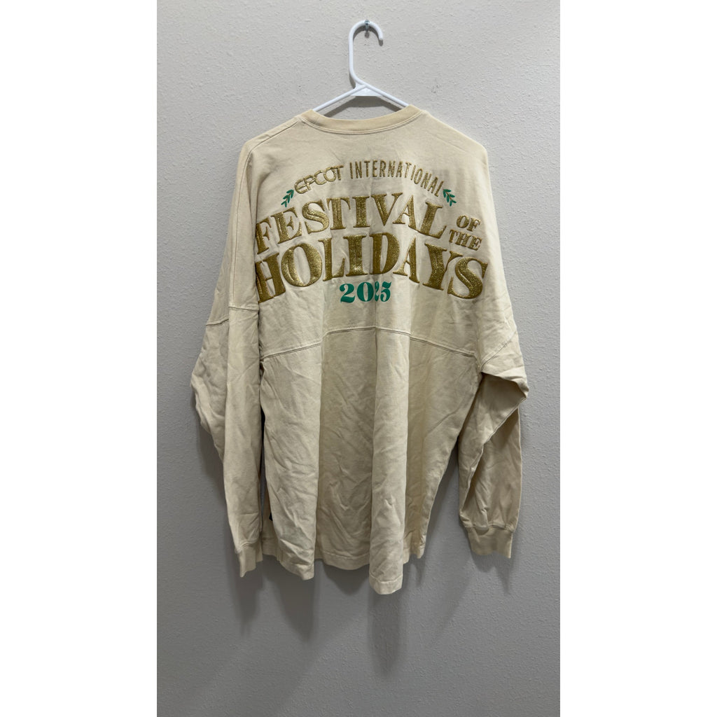 Disney Epcot Festival of the Holidays 2025 Figment Spirit Jersey Large NWT