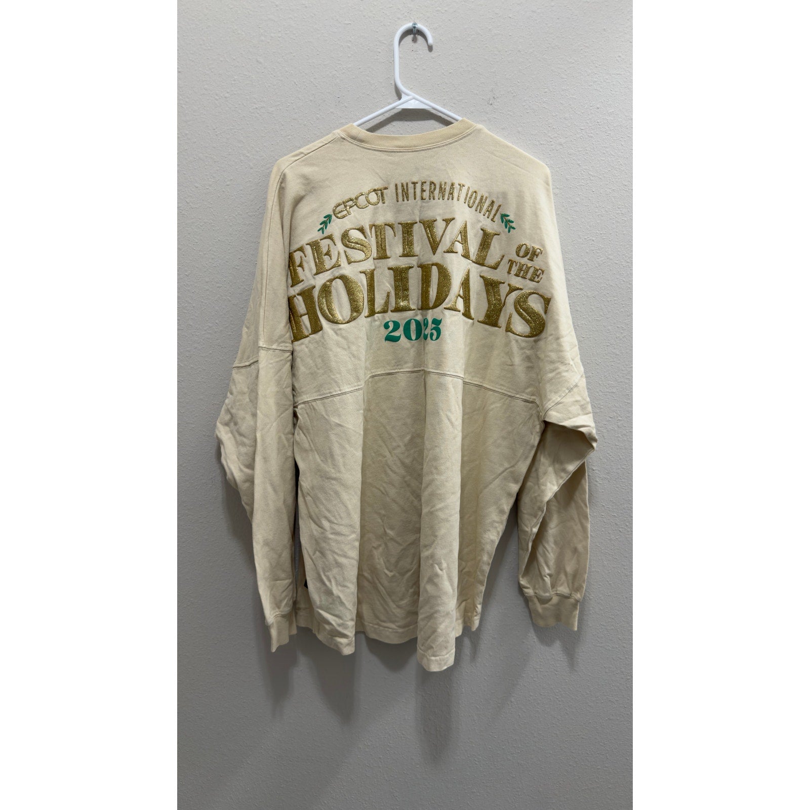 Disney Epcot Festival of the Holidays 2025 Figment Spirit Jersey Large NWT
