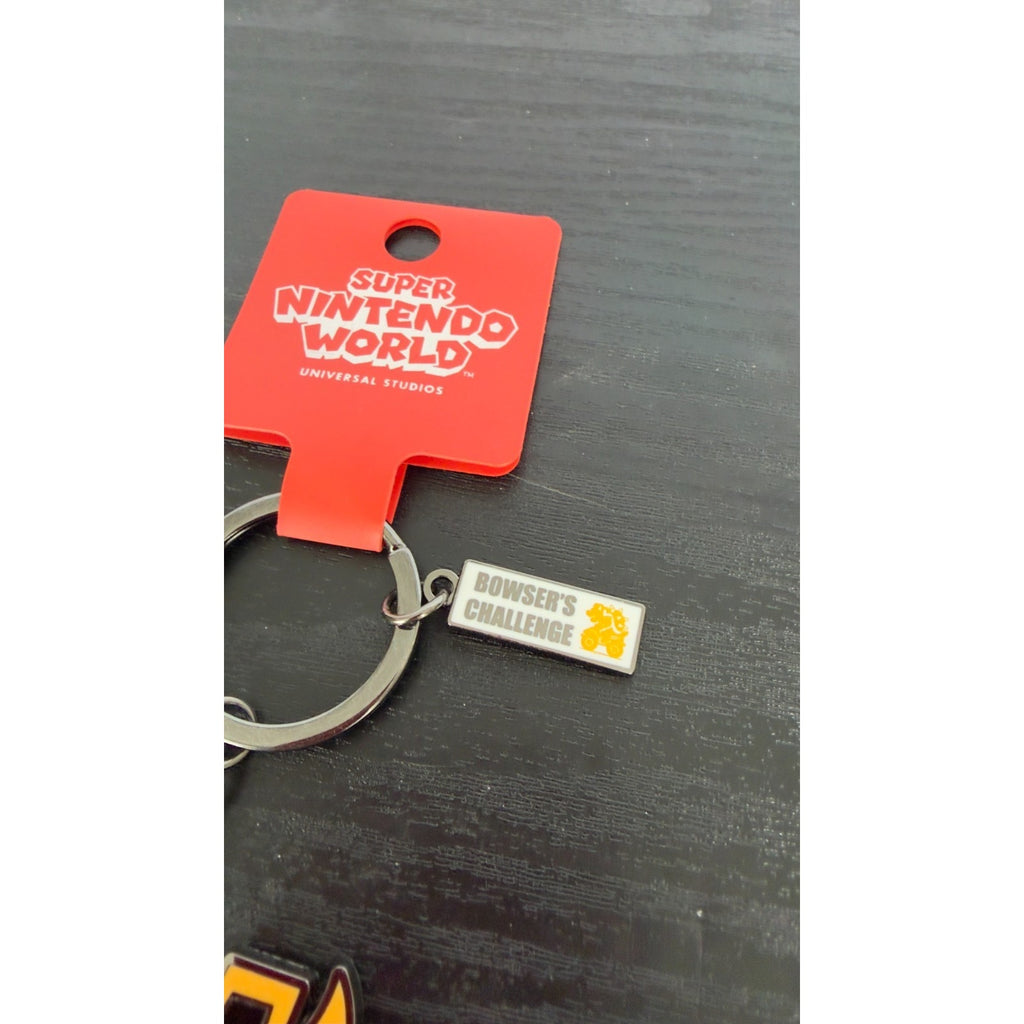 Universal Studios Super Nintendo World Bowsers Challenge Keychain NEW