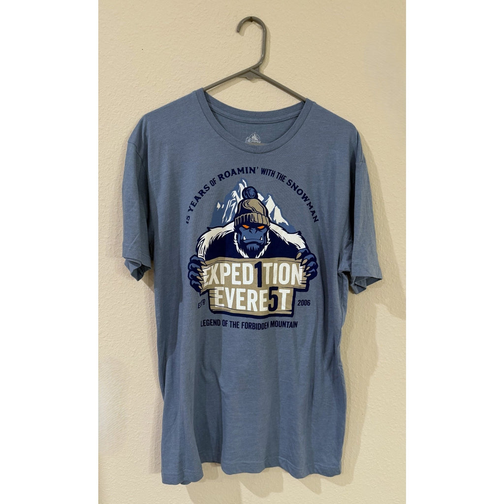 Disney Parks Expedition Everest 15th Anniversary Yeti T-Shirt Large NEW