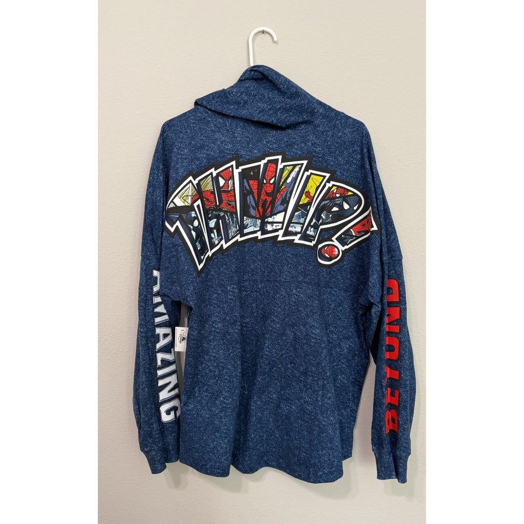 Marvel x Spirit Jersey Spider-Man "Beyond Amazing" Hoodie Large NWT