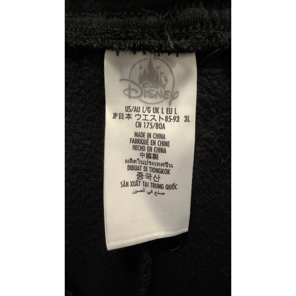 Disney Parks Mickey Mouse Embroidered Fleece Jogger Sweatpants Women’s Large