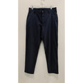 Mens Navy Blue Micro Check Plaid Trousers Dress Pants 36x32 Stretch Chino Slacks