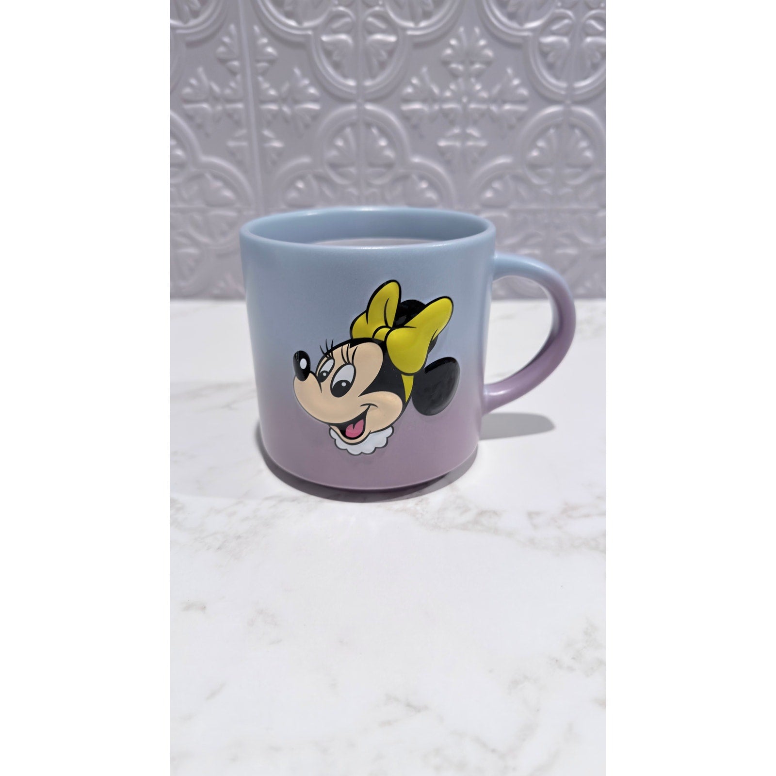 Disney Parks Minnie & Daisy Ombre Ceramic Stoneware Coffee Mug 20 oz NEW