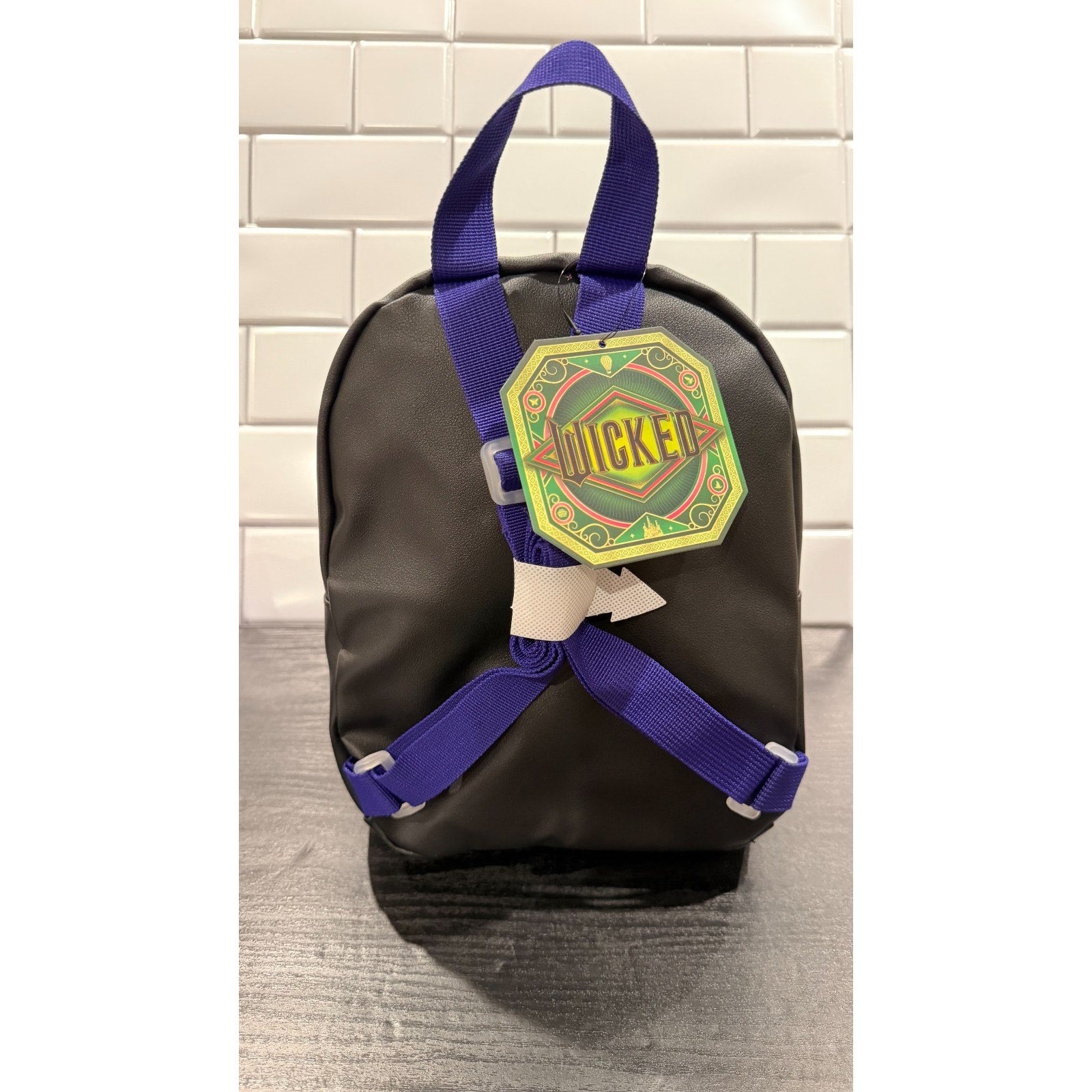 Wicked " Make your own Magic" Black/Green Mini Backpack NEW