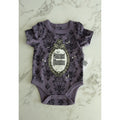 Disney Parks The Haunted Mansion Wallpaper Baby Onesie Bodysuit 0-3 Months NWT