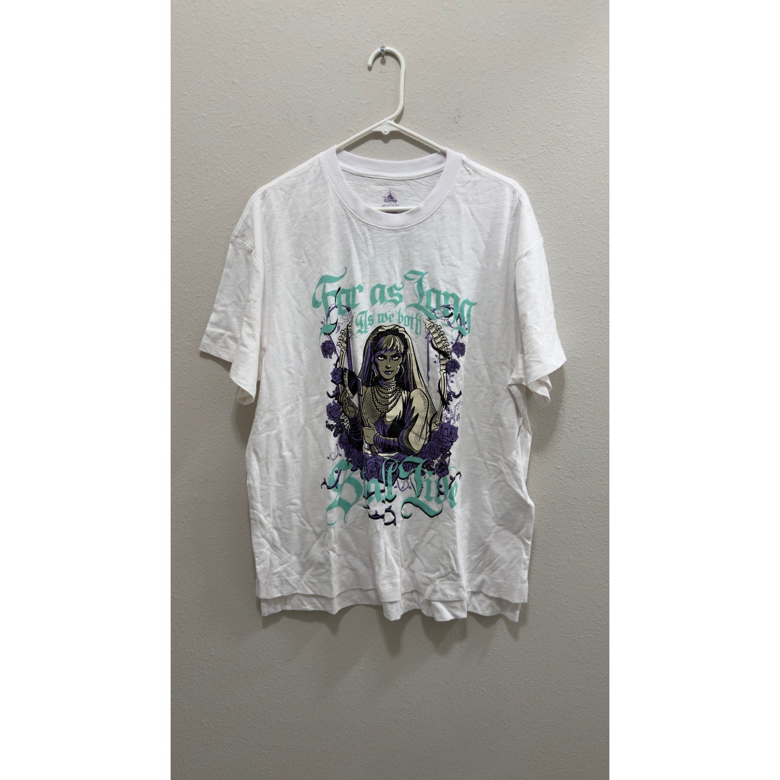 Disney The Haunted Mansion Constance Hatchaway Bride Slub Shirt Large NWT