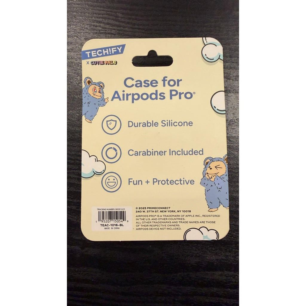 Techify Cutie Pals AirPods Pro Case - Blue Cutie NEW