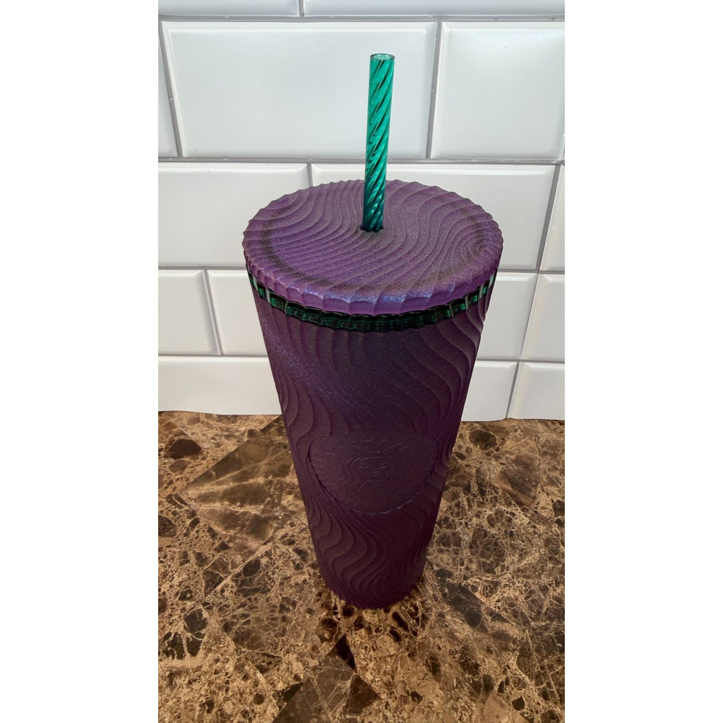 Starbucks 2025 Purple & Green Swirl Siren Venti Tumbler - NEW