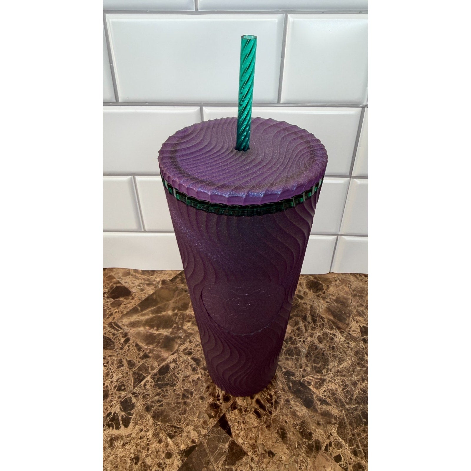 Starbucks 2025 Purple & Green Swirl Siren Venti Tumbler - NEW