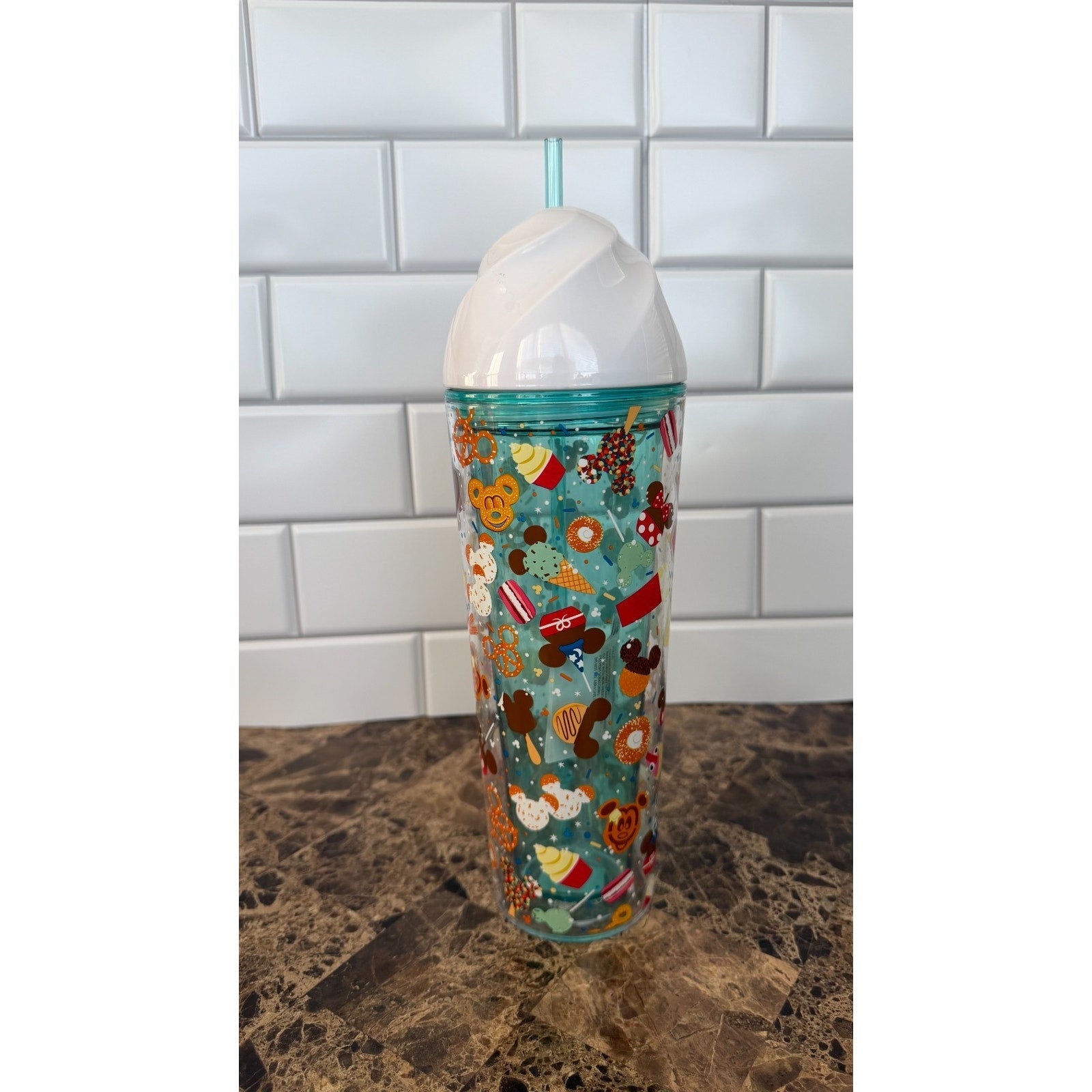 NEW Disney Parks Food Icons 22oz Tumbler – Limited Edition