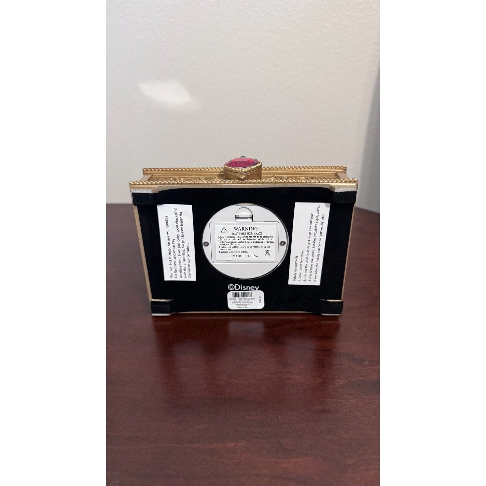 NWT BBW Disney Villains EVIL QUEEN LIGHT-UP Magic Mirror Body Care Tray