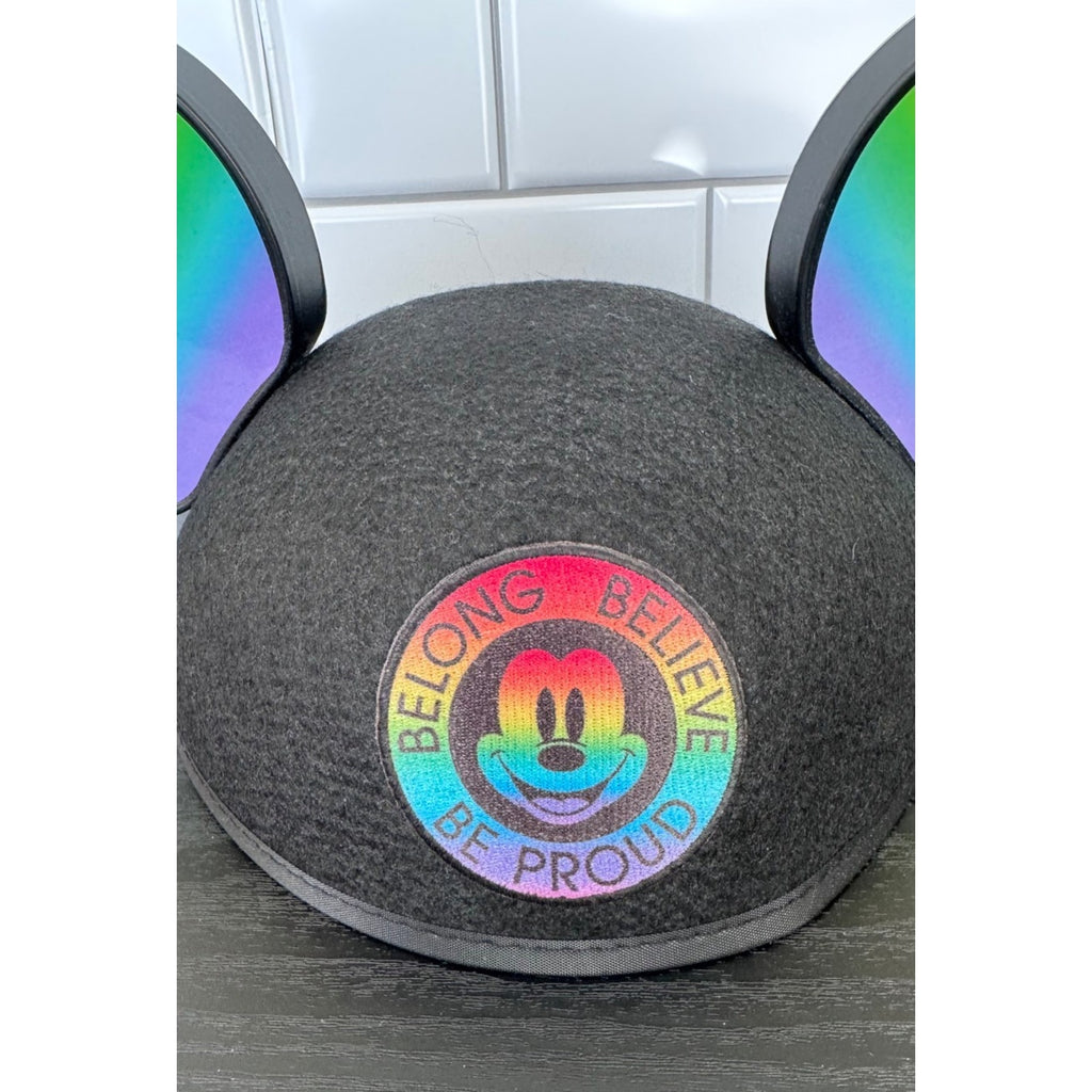 Disney Parks Pride Collection Adult Size Mickey Mouse Ear Hat NWT